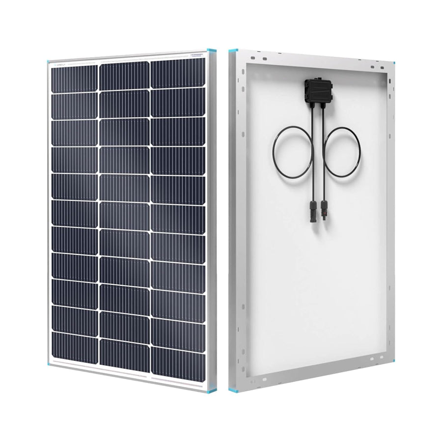 100W Solar Panel 12V N-Type 25% High Efficiency RV Battery