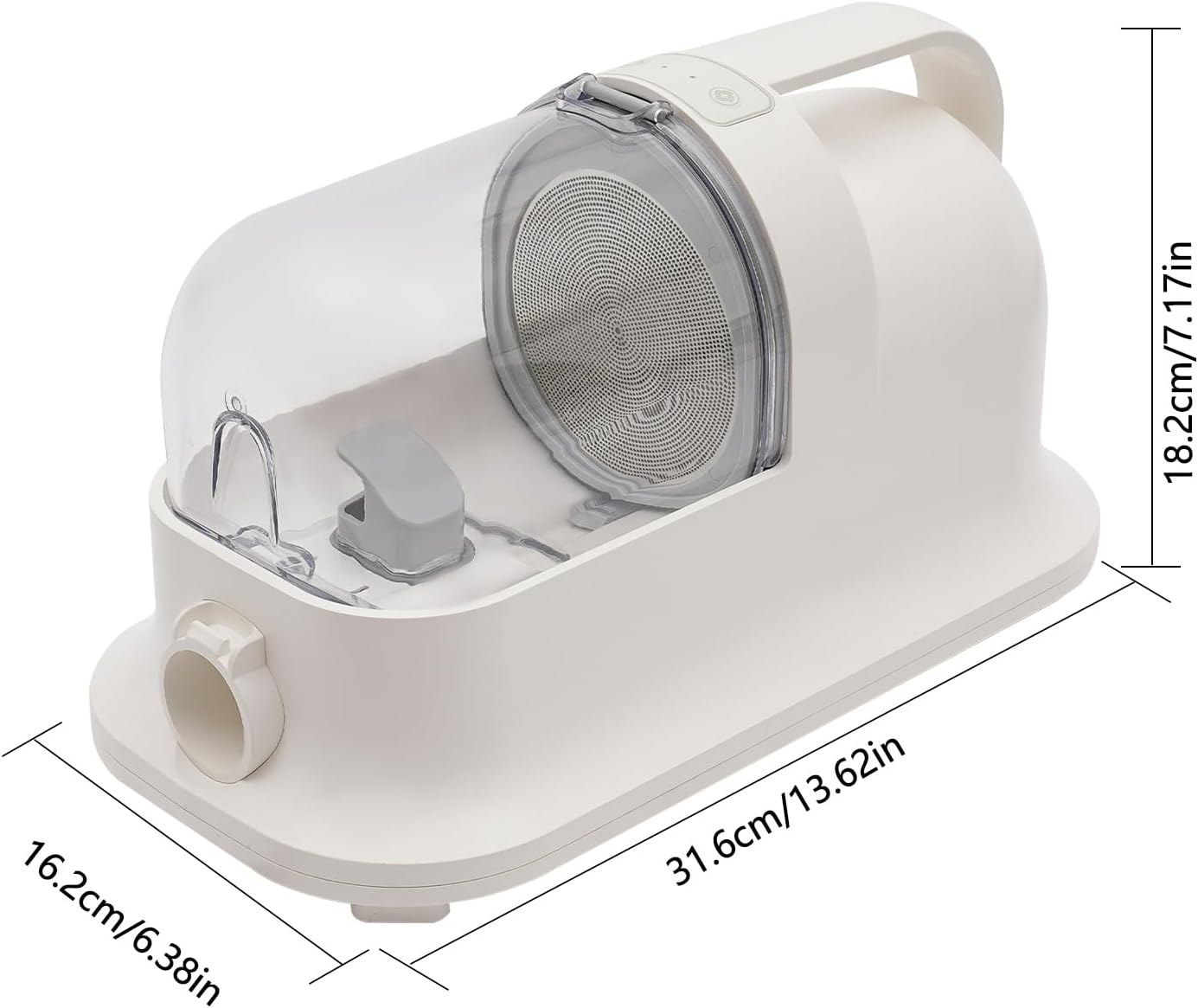 Pet Grooming Vacuum Trimmer 11800Pa Low Noise Dog Cat Kit