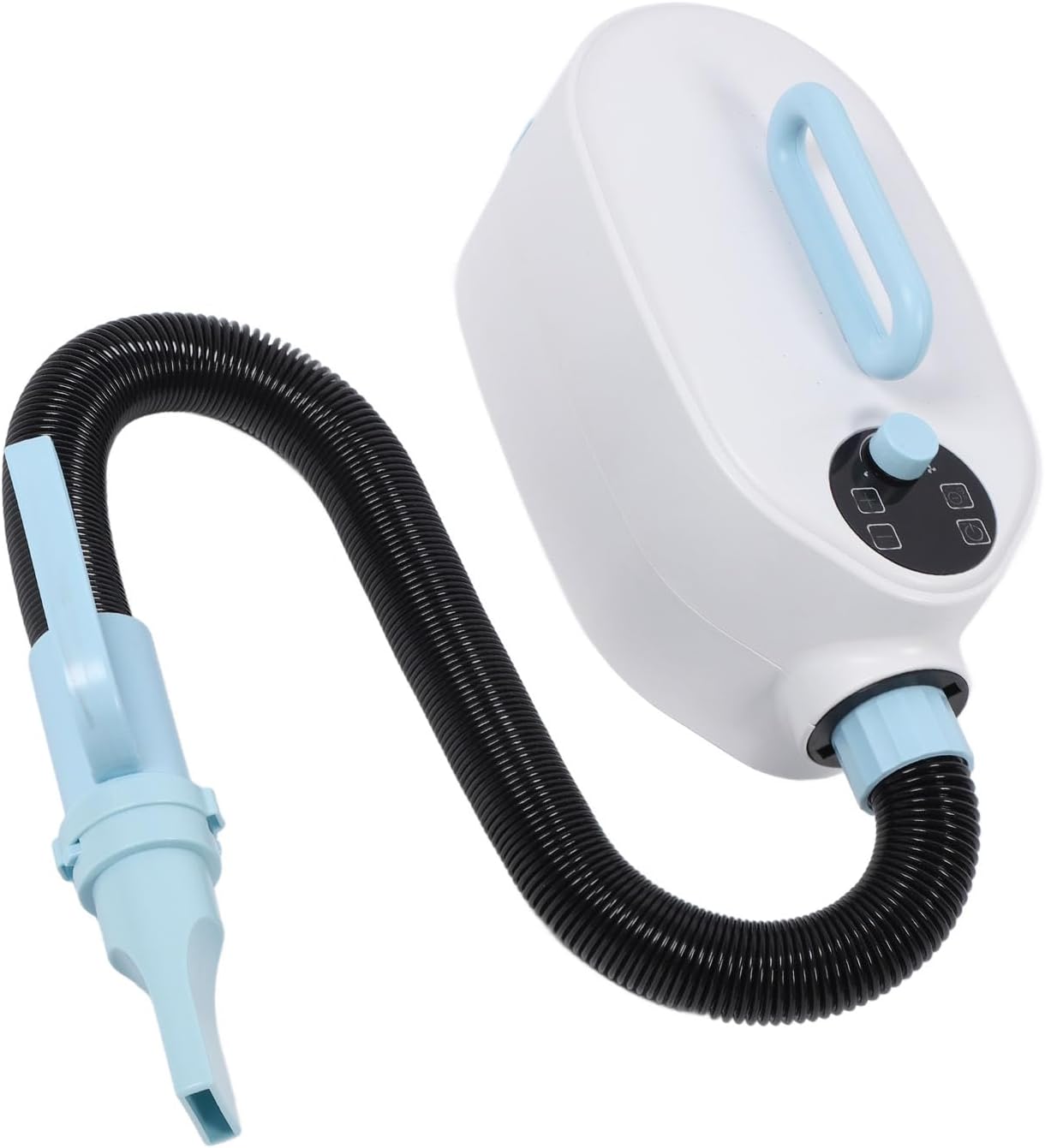 Pet Hair Dryer Grooming Vacuum Low Noise 4 Nozzle Blue
