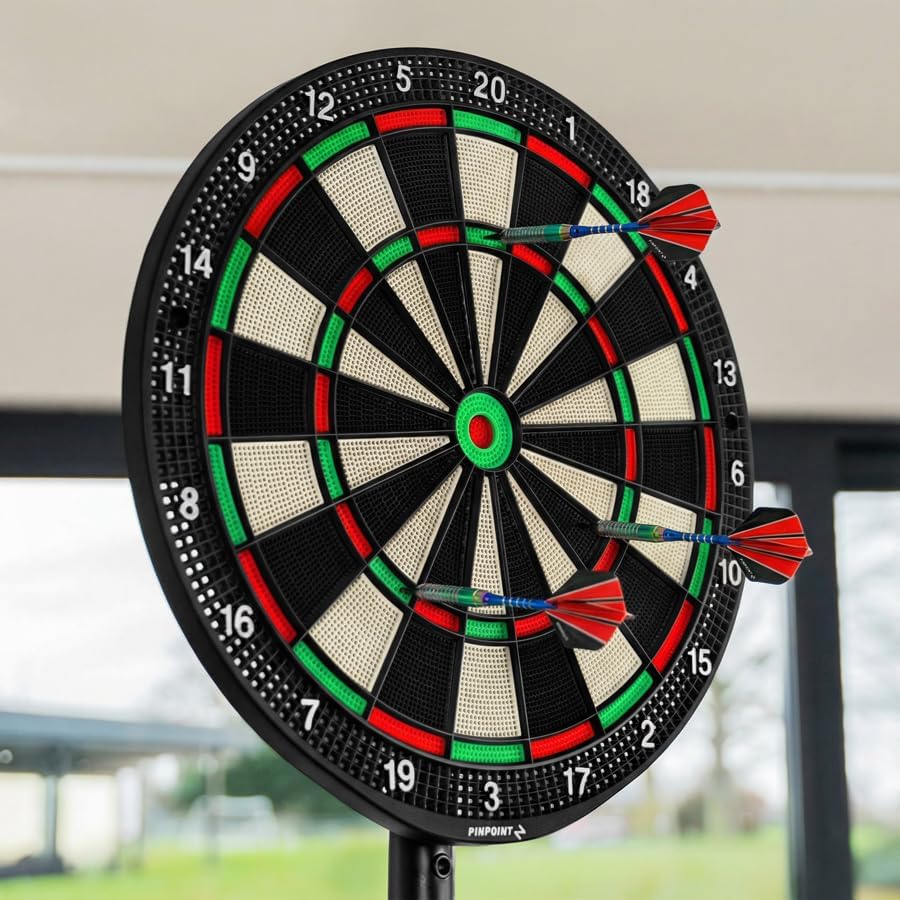 Soft Tip Dartboard Set Safe Home Game Board with 6 Darts Lightweight