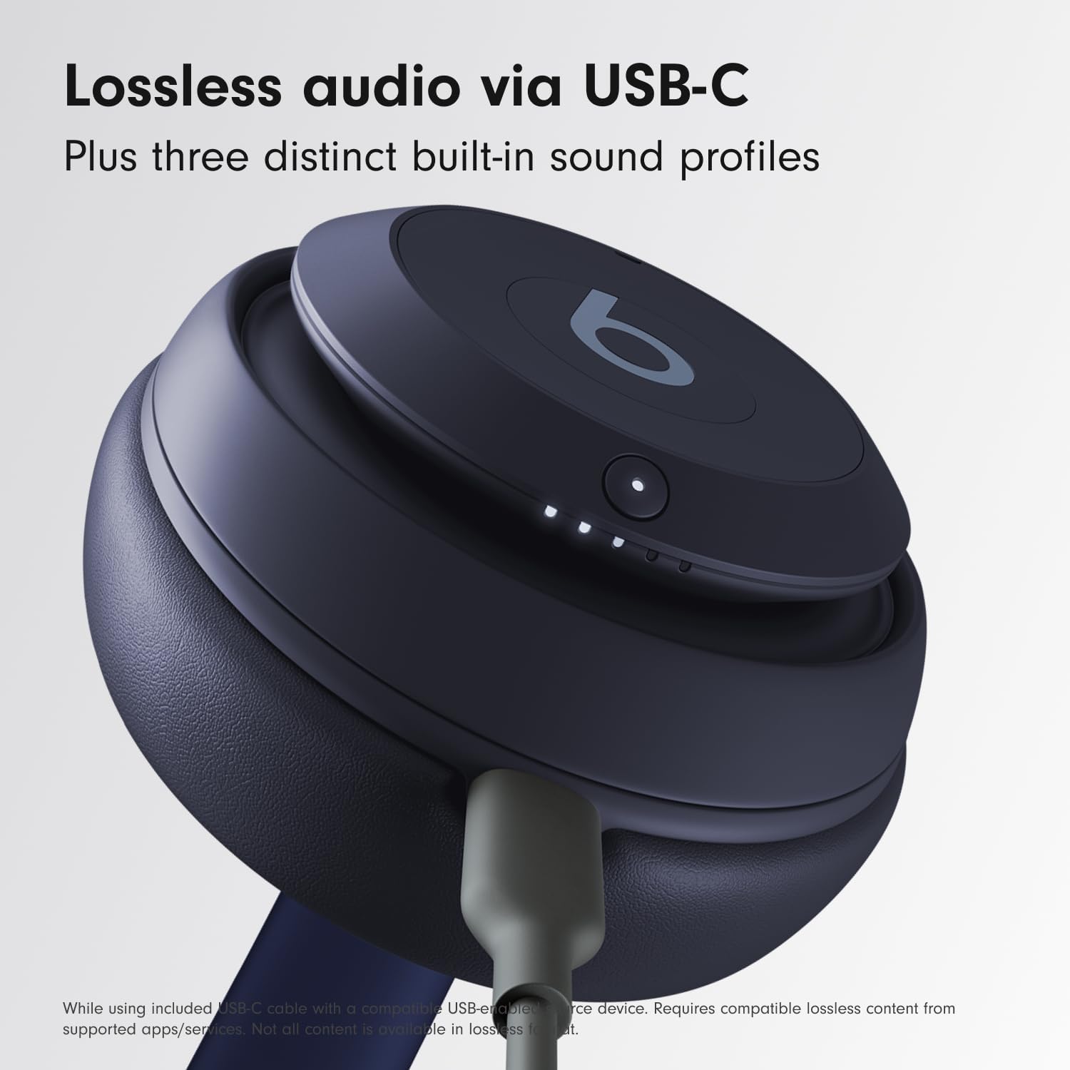 Bluetooth Noise Cancelling Over Ear Headphones Spatial Audio 40H Playtime