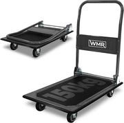 Heavy Duty Platform Trolley 150KG Foldable Cart Grey
