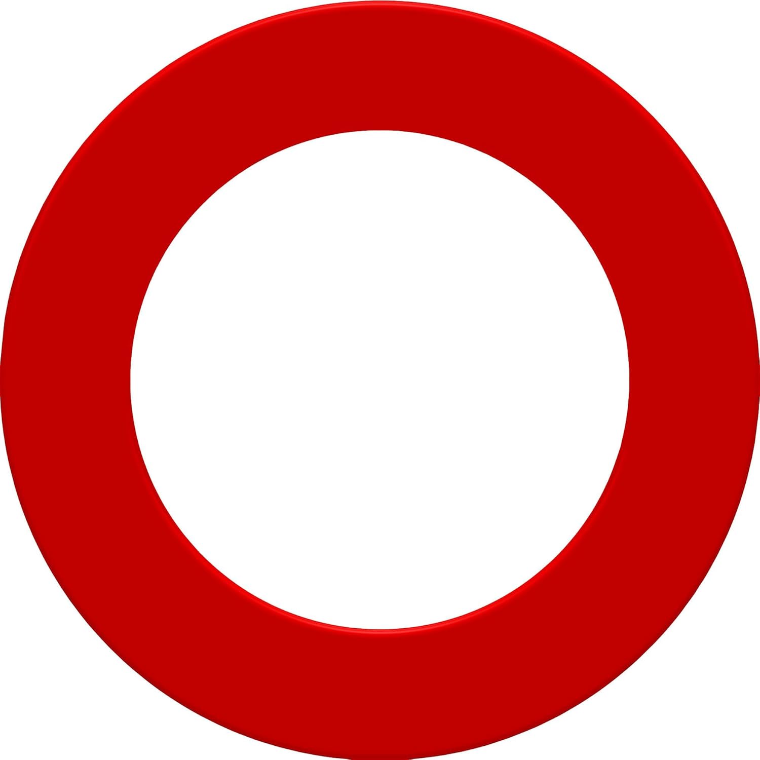 Dartboard Surround Red PU Wall Protector Ring Thick Edge Durable