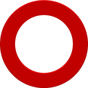 Dartboard Surround Red PU Wall Protector Ring Thick Edge Durable