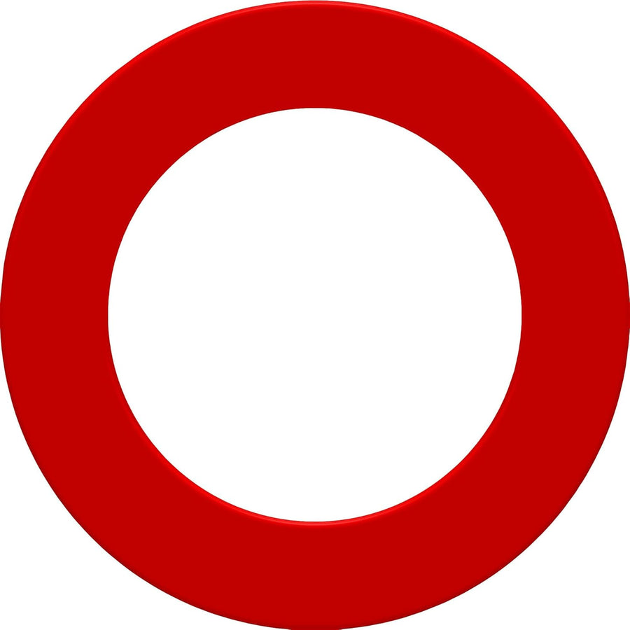 Dartboard Surround Red PU Wall Protector Ring Thick Edge Durable
