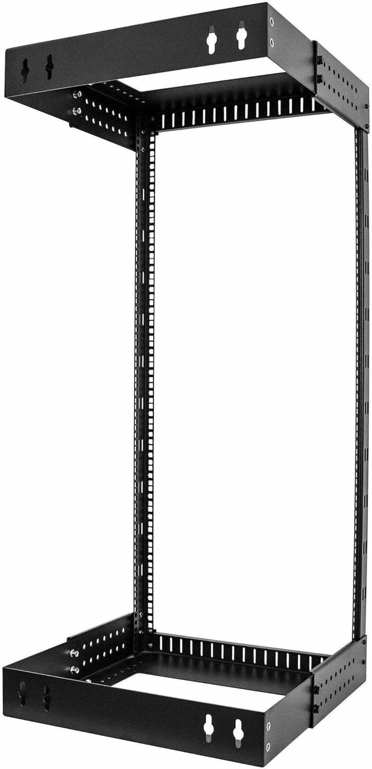 24U 19in Wall Mount Open Frame Network Rack
