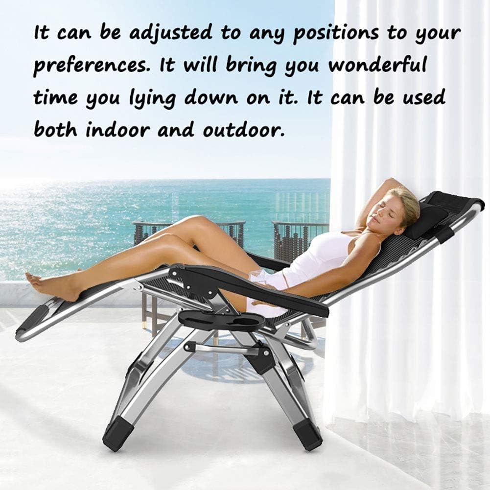 Extra Wide Zero Gravity Chair Silver Reclining Lounger 200kg