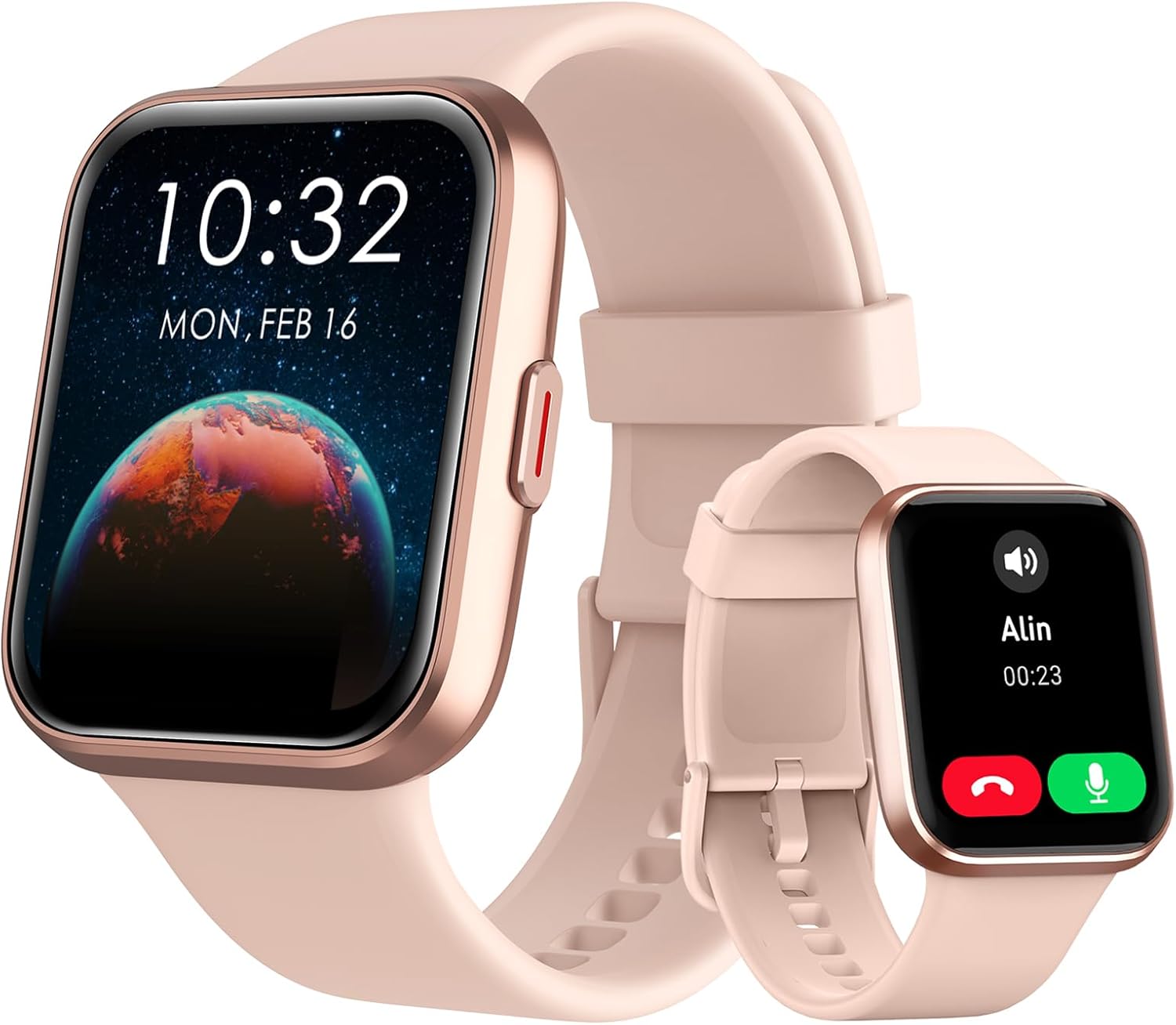 Women Smart Watch Bluetooth Calling Alexa 120 Sports Waterproof