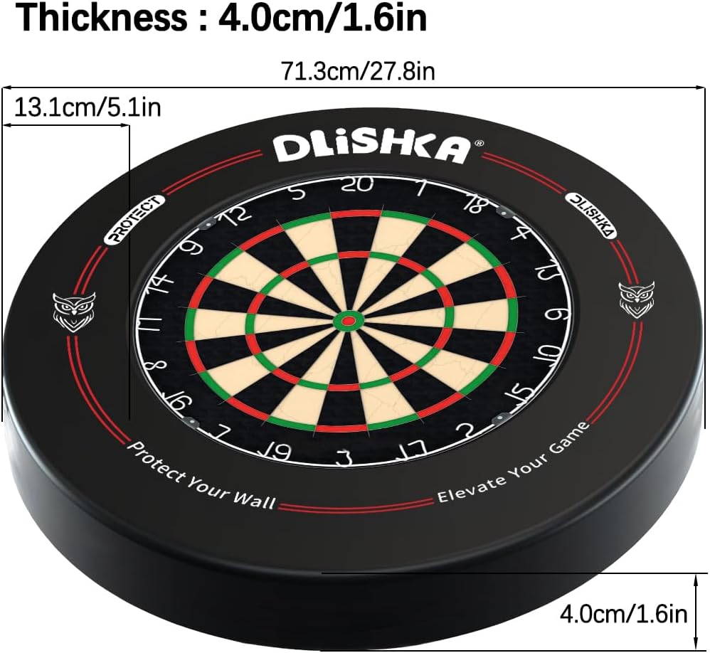 Dartboard Surround Ring EVA 4cm Wall Protector 75cm Universal Fit