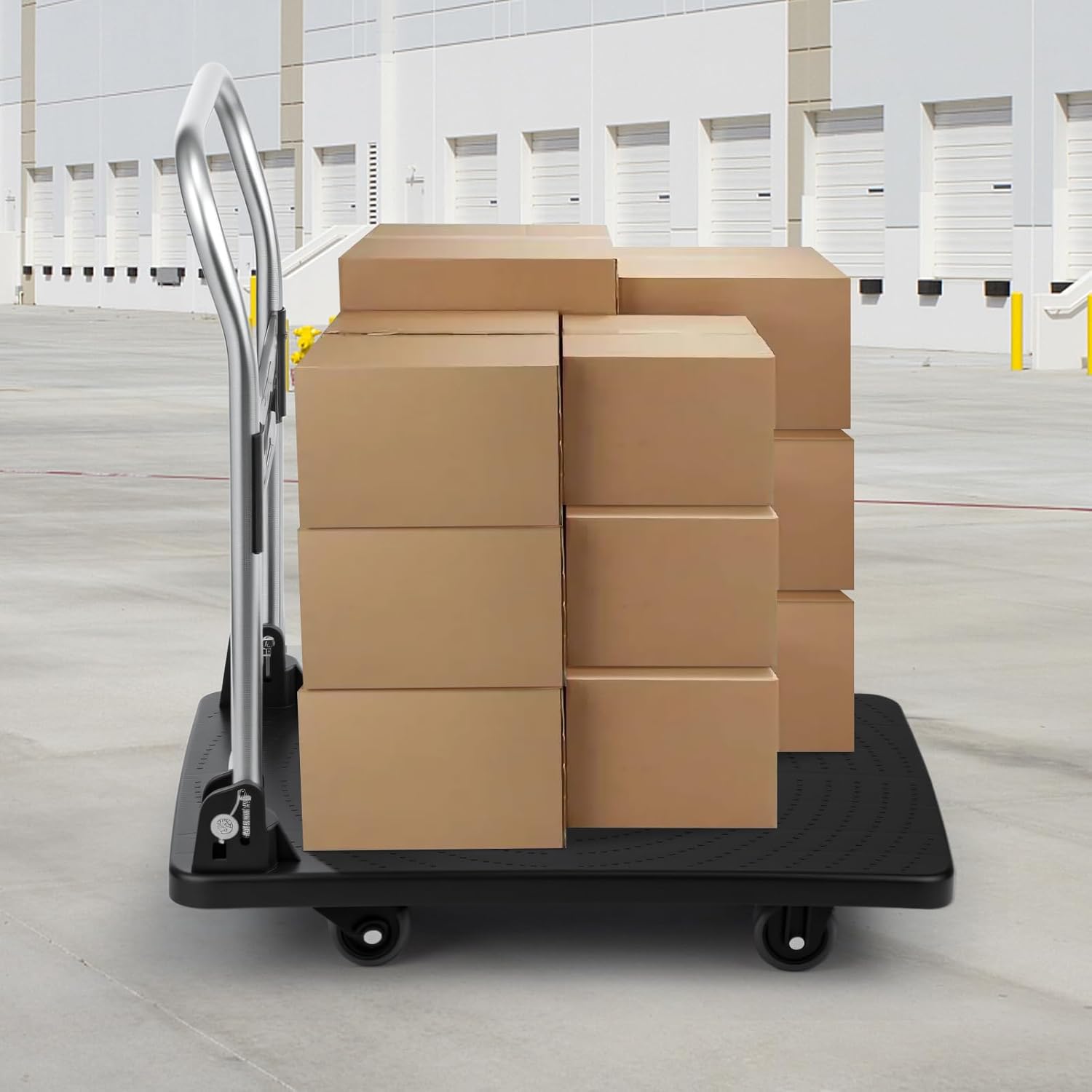 400KG Folding Platform Trolley Flatbed Hand Truck Dolly