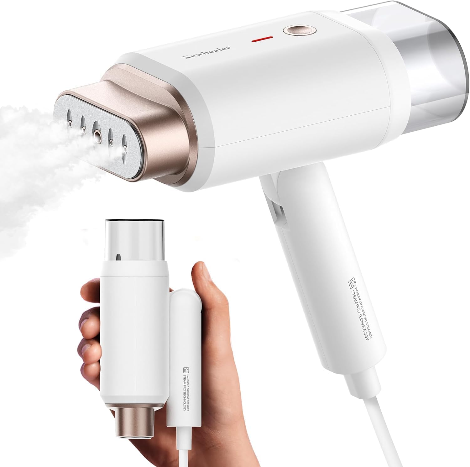 Portable Handheld Clothes Steamer 1200W 20s Heat 180ml Tank