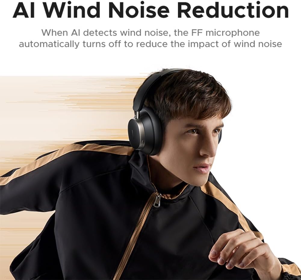 Wireless ANC Over Ear Headphones 120H Playtime Hi-Res LDAC