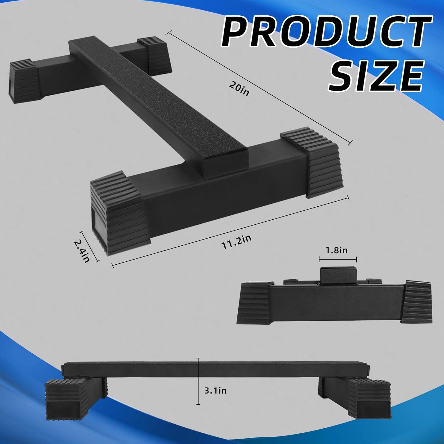 Steel Calf Raise Bar Squat Foot Block Calf Stretch Trainer
