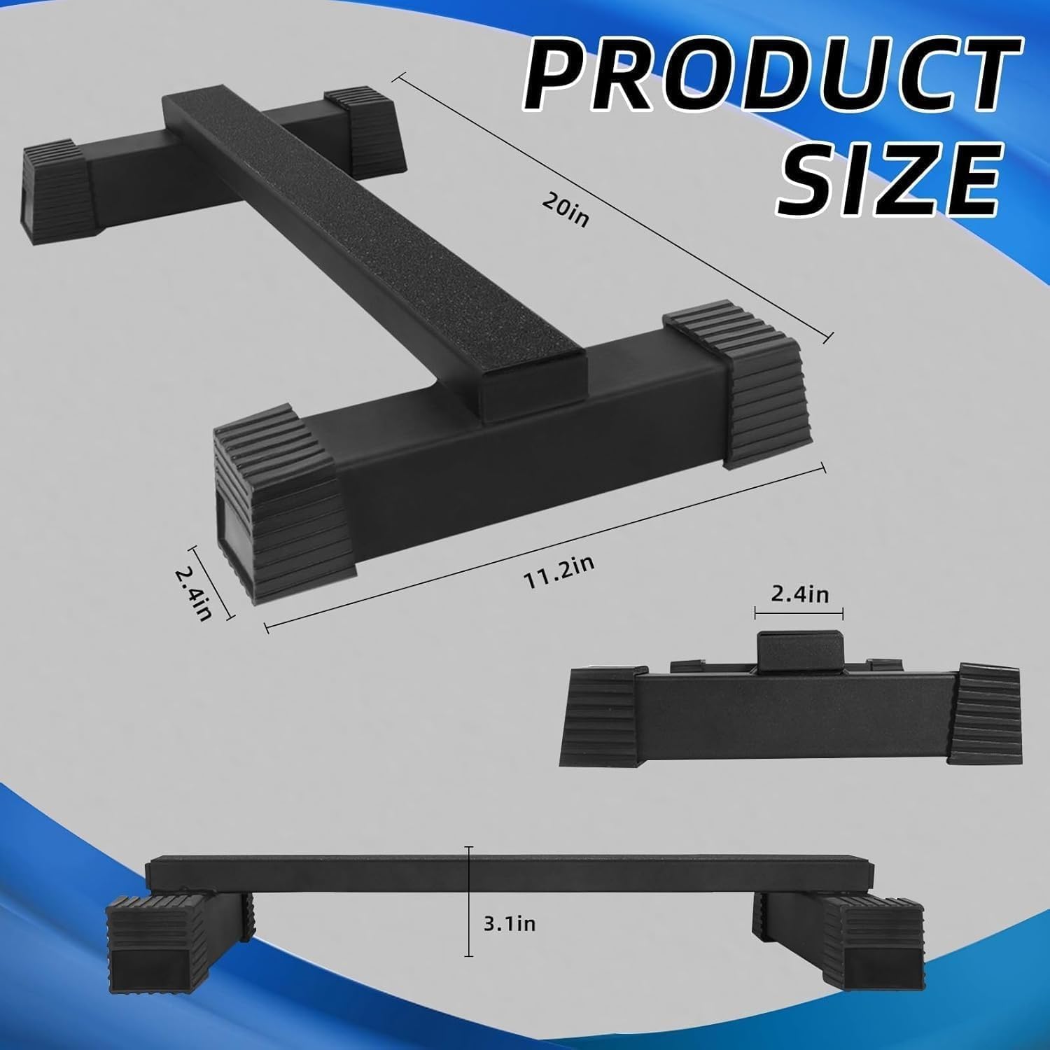Standing Calf Raise Machine Bar Squat Pedal Platform Strength Trainer