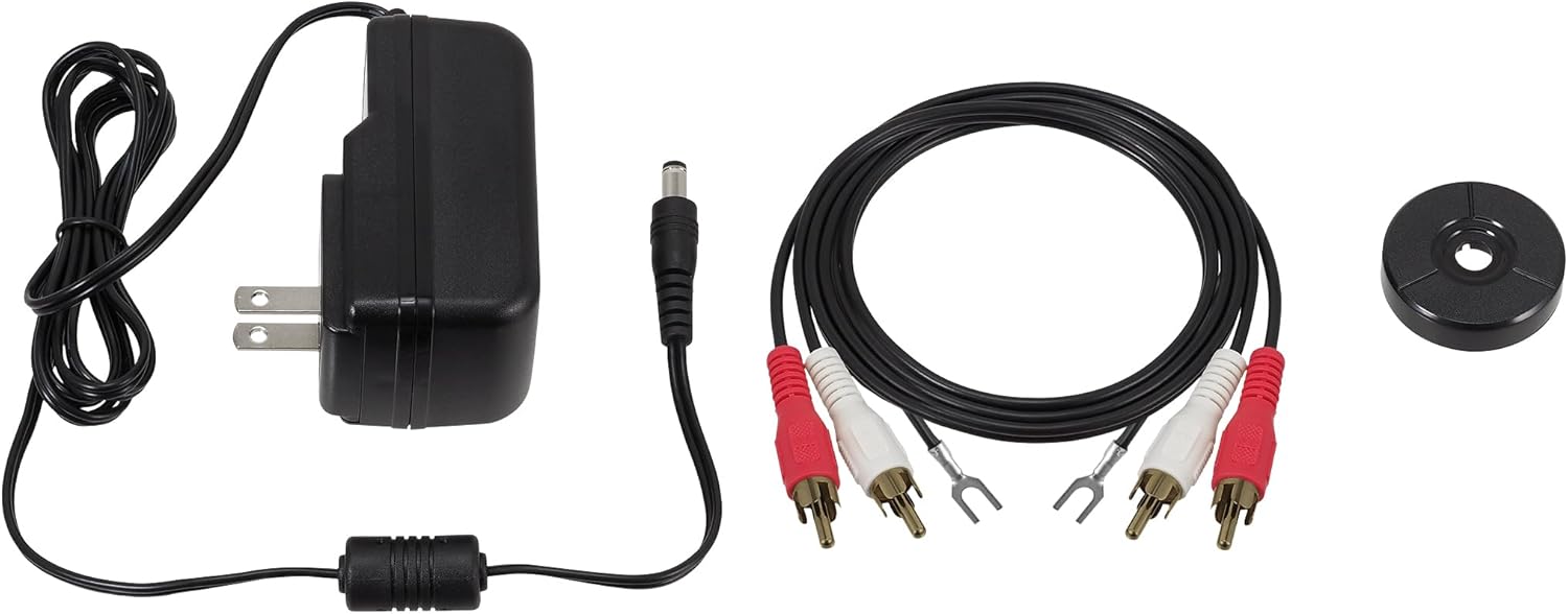 Direct Drive USB Turntable with Built In Preamp Black