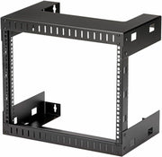 8U 19in Wall Mount Open Frame Network Rack Steel