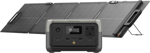 600W Portable Power Station 256Wh With 110W Solar Panel