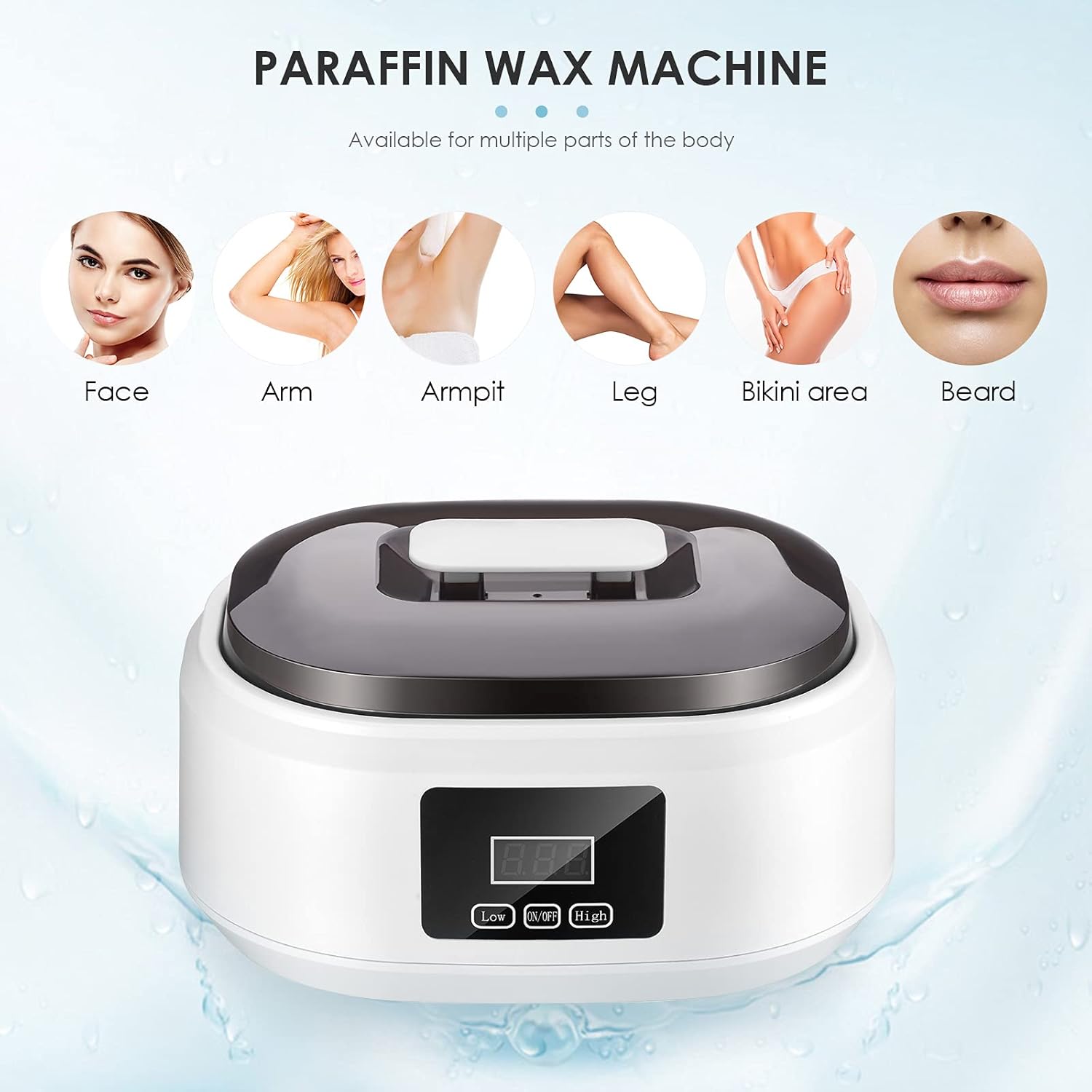 Paraffin Wax Machine Kit Hand Foot Spa Heater Touch Screen Set