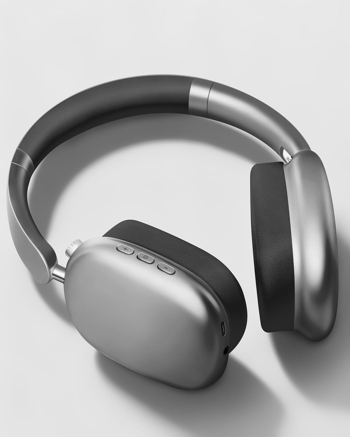 Wireless Noise Cancelling Over Ear Headphones 48Hr Battery Grey
