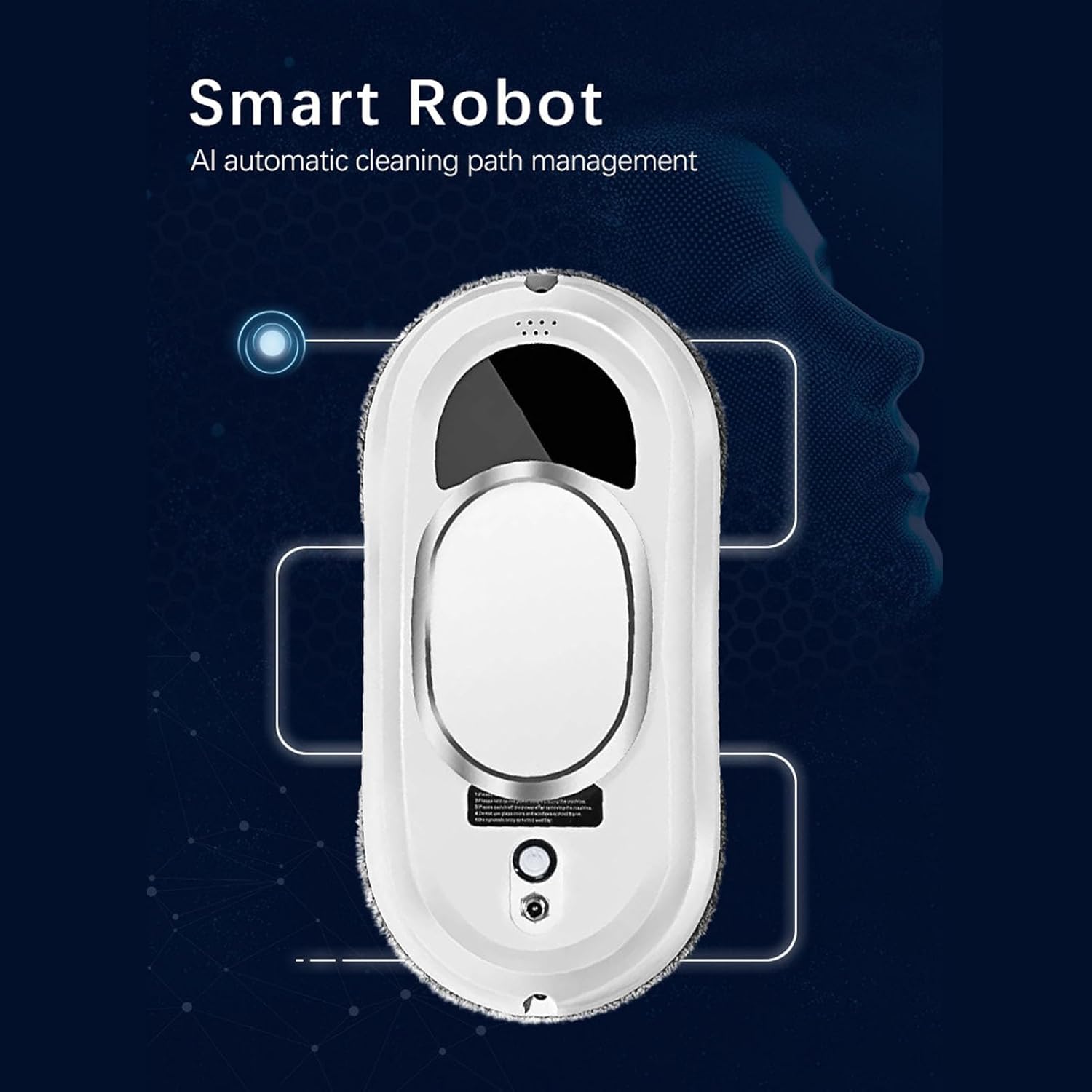 Window Cleaning Robot 5600Pa Smart Auto Cleaner Anti Fall 3 Modes