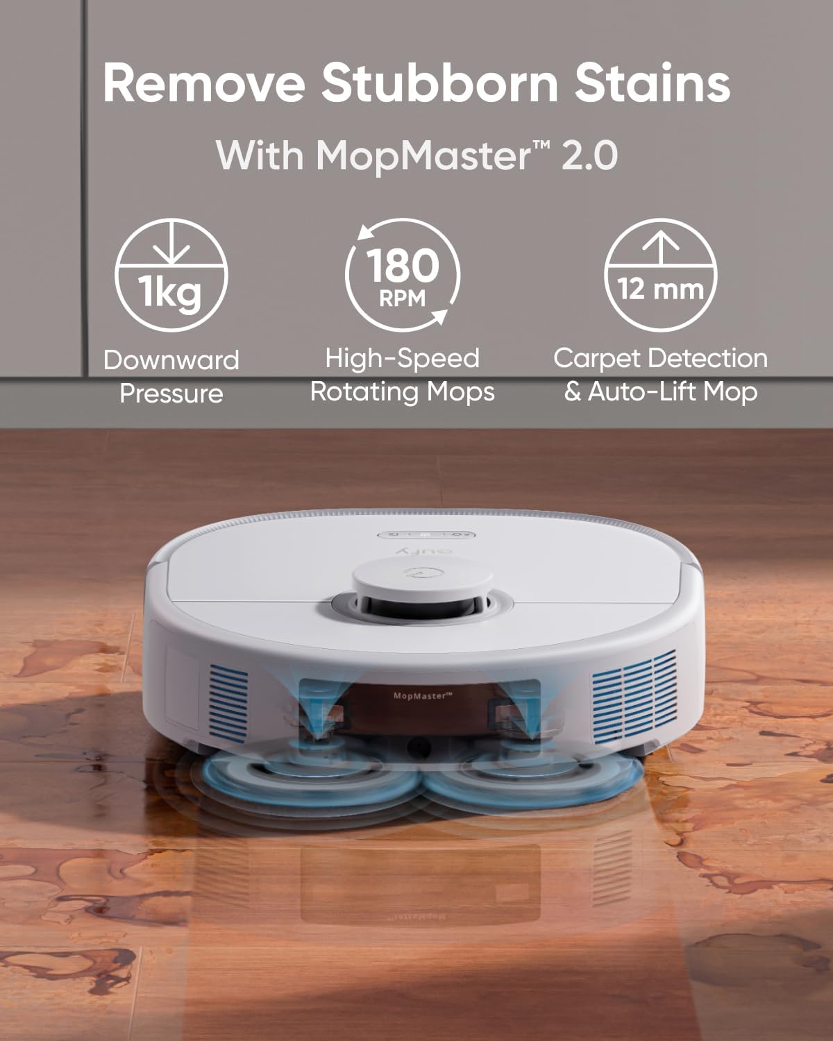 Robot Vacuum Mop Self Empty 8000Pa AI Smart Mapping Auto Clean