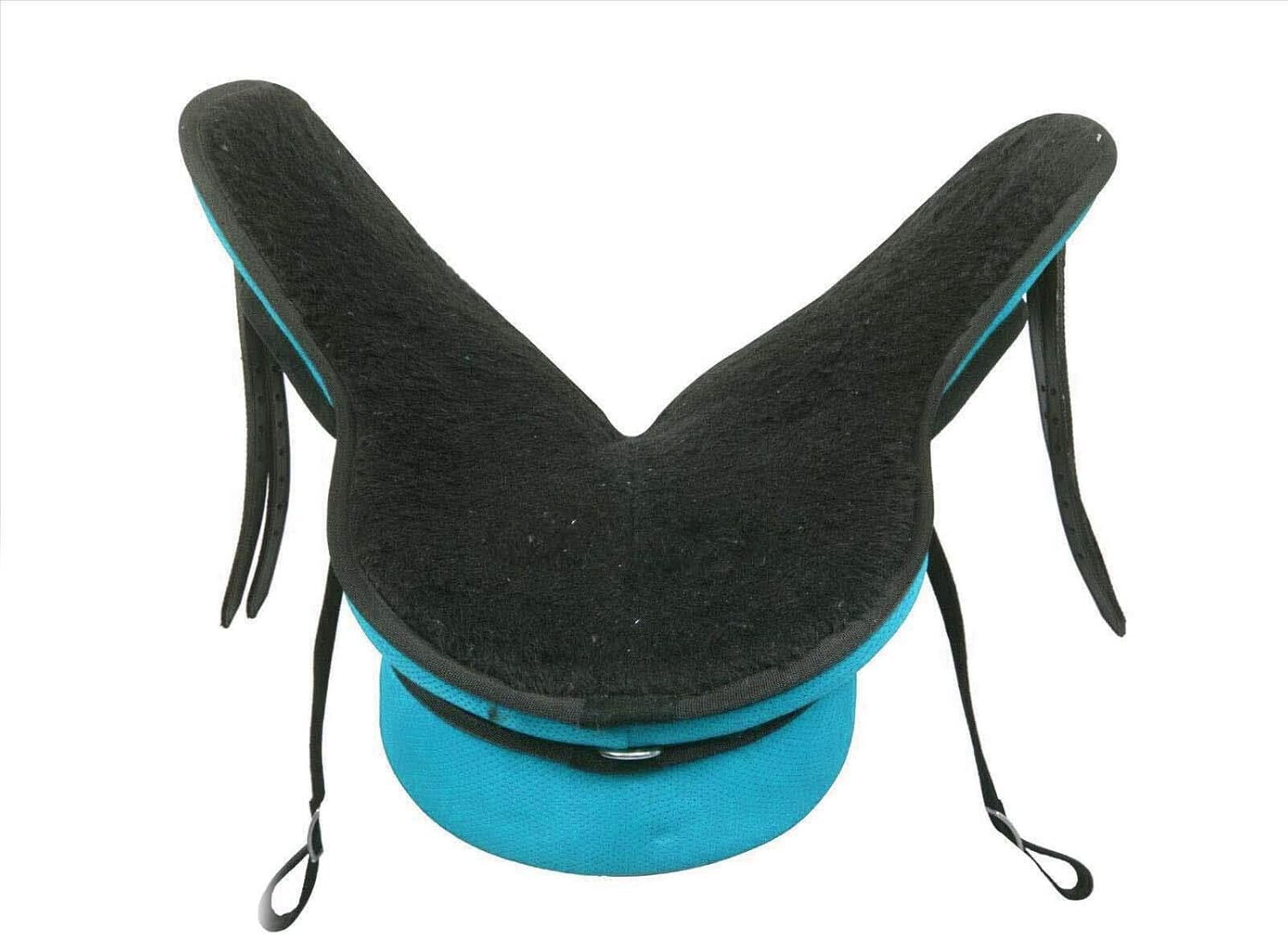 Sky Blue Freemax Treeless Horse Saddle With Stirrups