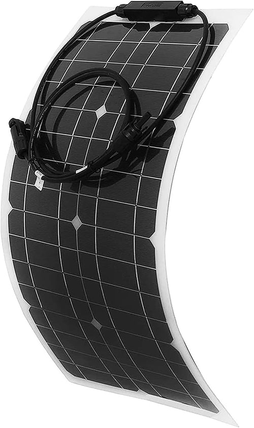25W Flexible Solar Panel 12V Lightweight Waterproof RV Boat