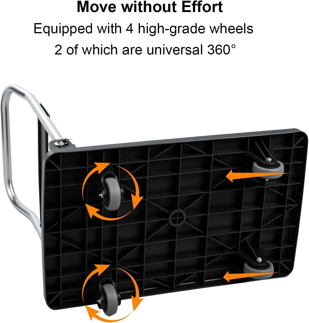 Folding Platform Trolley 100KG Heavy Duty Flatbed Cart