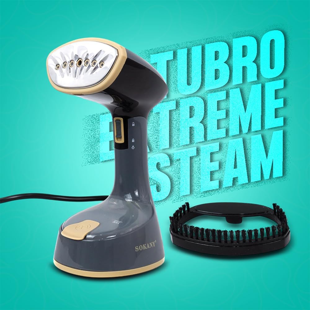 1300W Travel Garment Steamer Foldable Portable 120ml Fast Steam