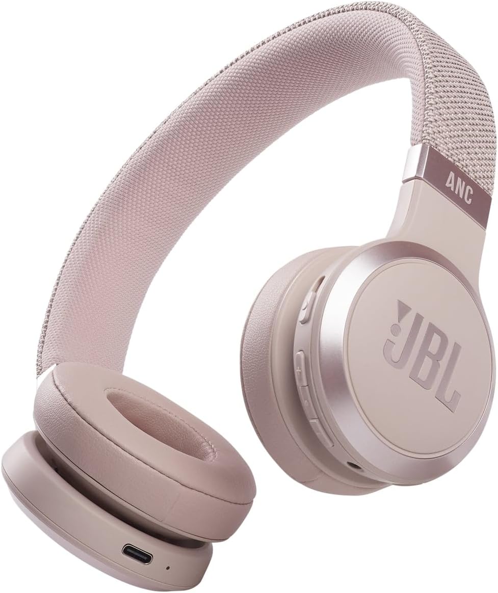 Wireless On Ear Noise Cancelling Headphones 50H Battery