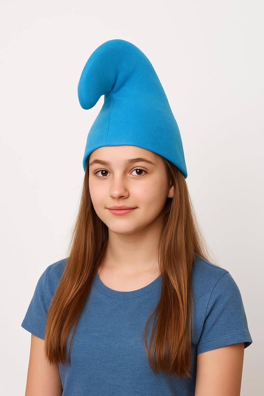 Kids Gnome Hat Costume Blue Fancy Dress Party Halloween