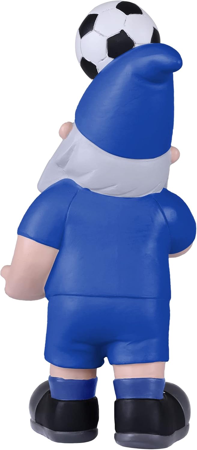 Football Gnome Garden Ornament Soccer Header Ball Decor