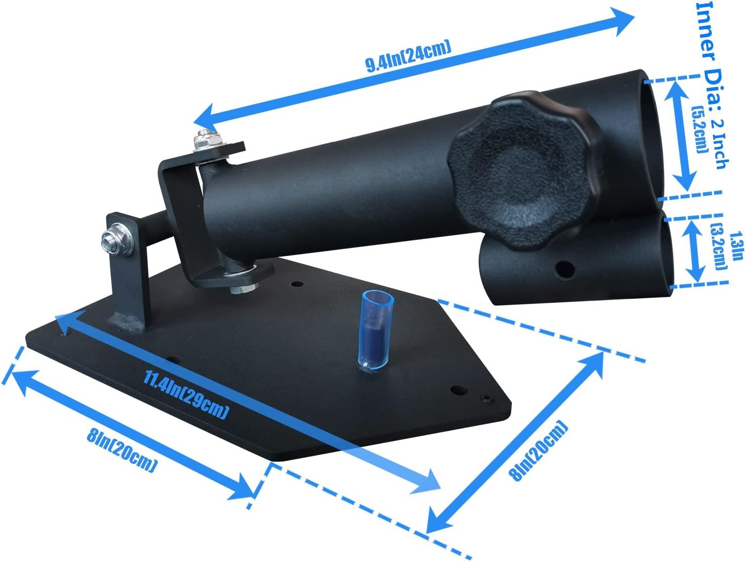 Portable Landmine Base T Bar Row Attachment for Barbell