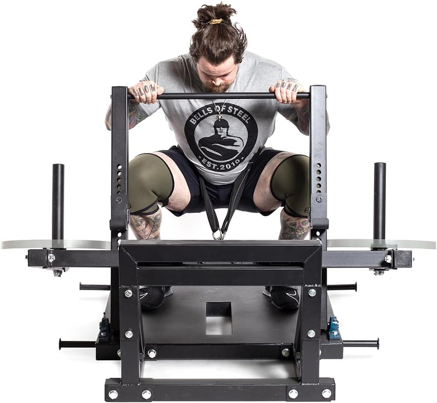 Heavy Duty Belt Squat Machine Lower Body Trainer Home Gym 11 Gauge Steel