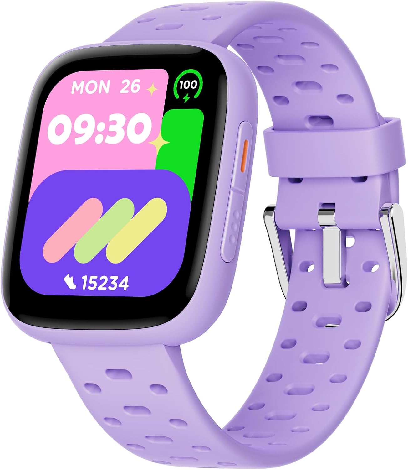 Kids AMOLED Smart Watch Lilac No Phone Needed