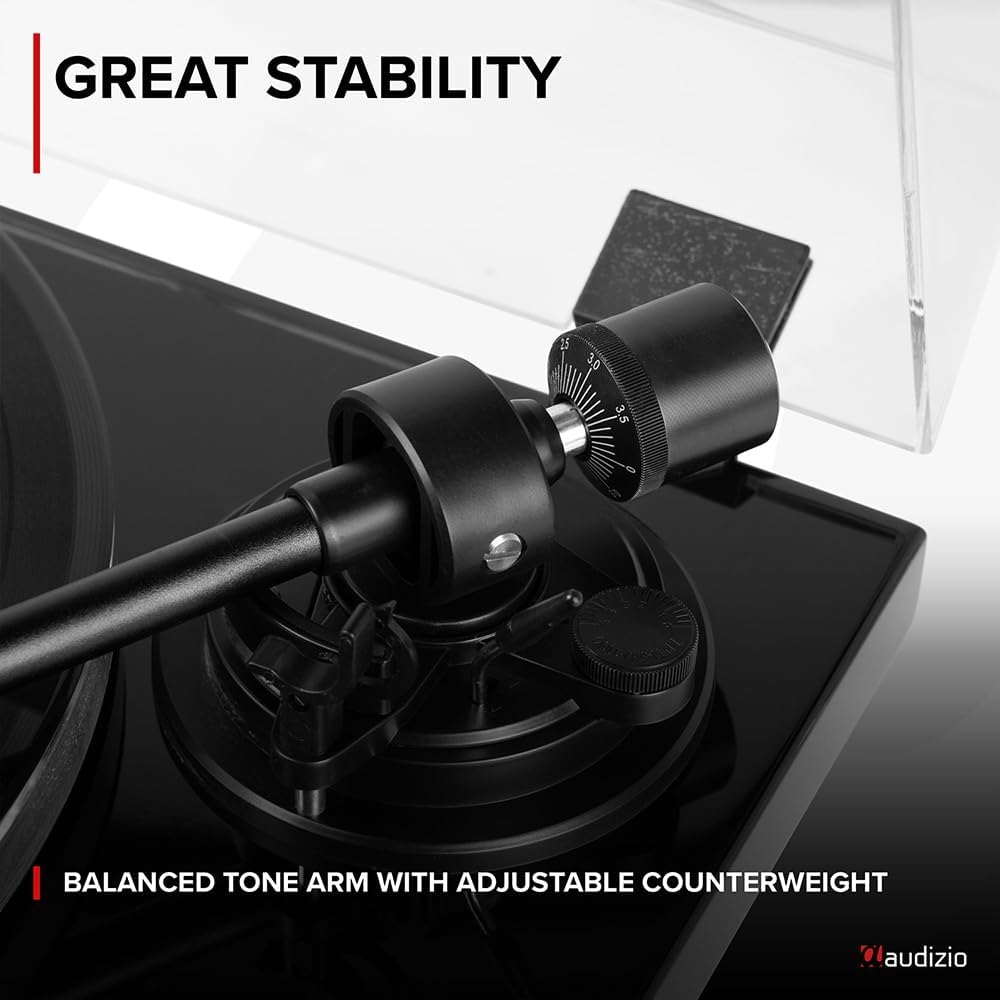 Wireless Bluetooth Vinyl Turntable Hi-Fi Record Player Dual Speed