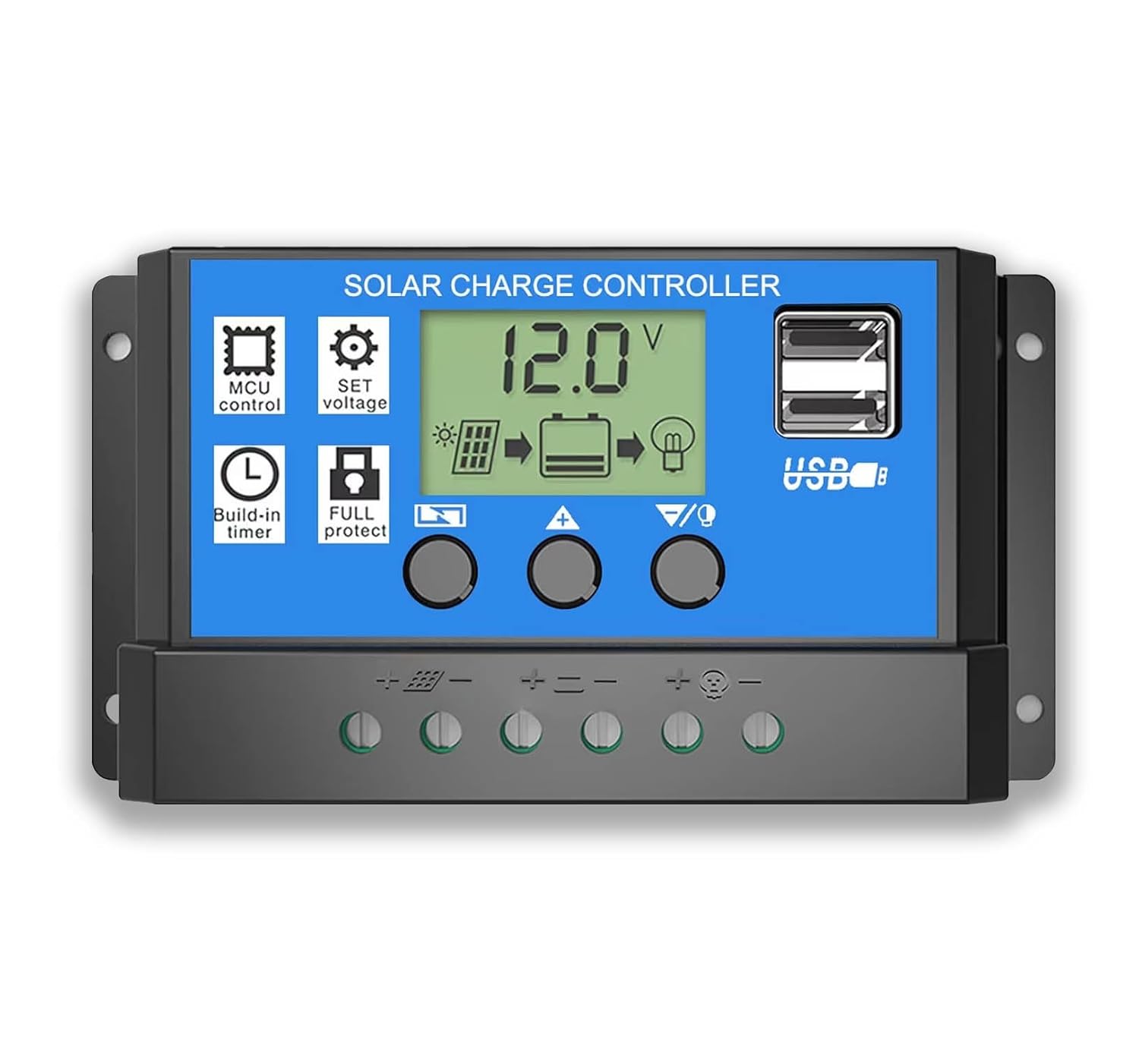 100W Solar Lighting Kit Shed Garage Off Grid 4 Floodlights