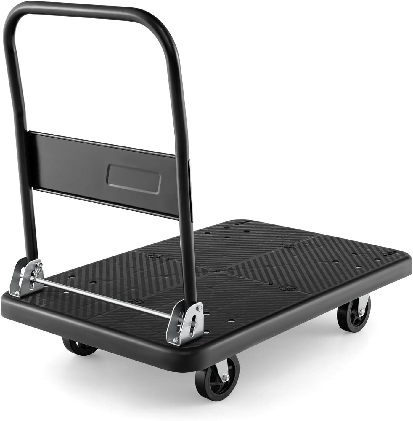 Heavy Duty Push Cart Dolly 400KG Folding Flatbed Truck