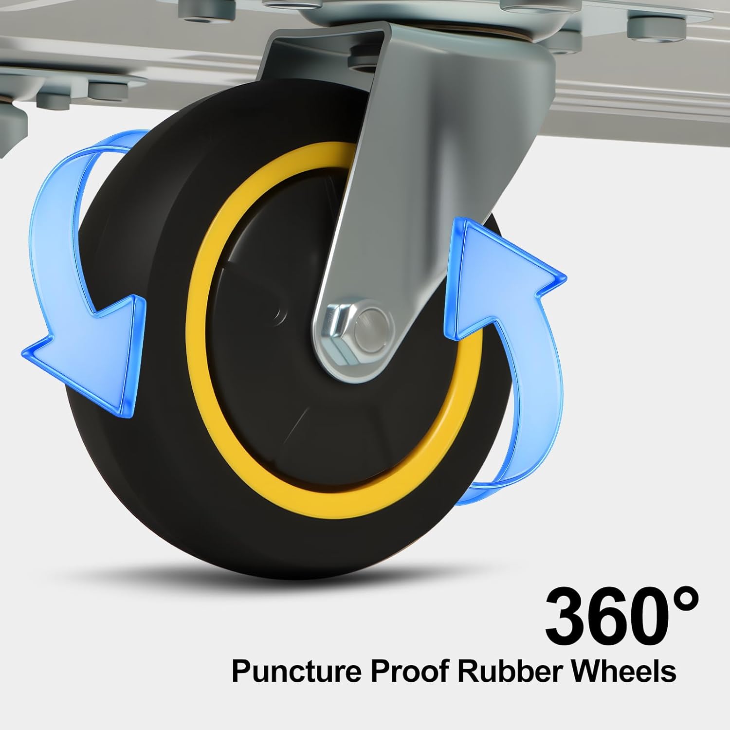Foldable Platform Trolley 150kg Hand Truck White