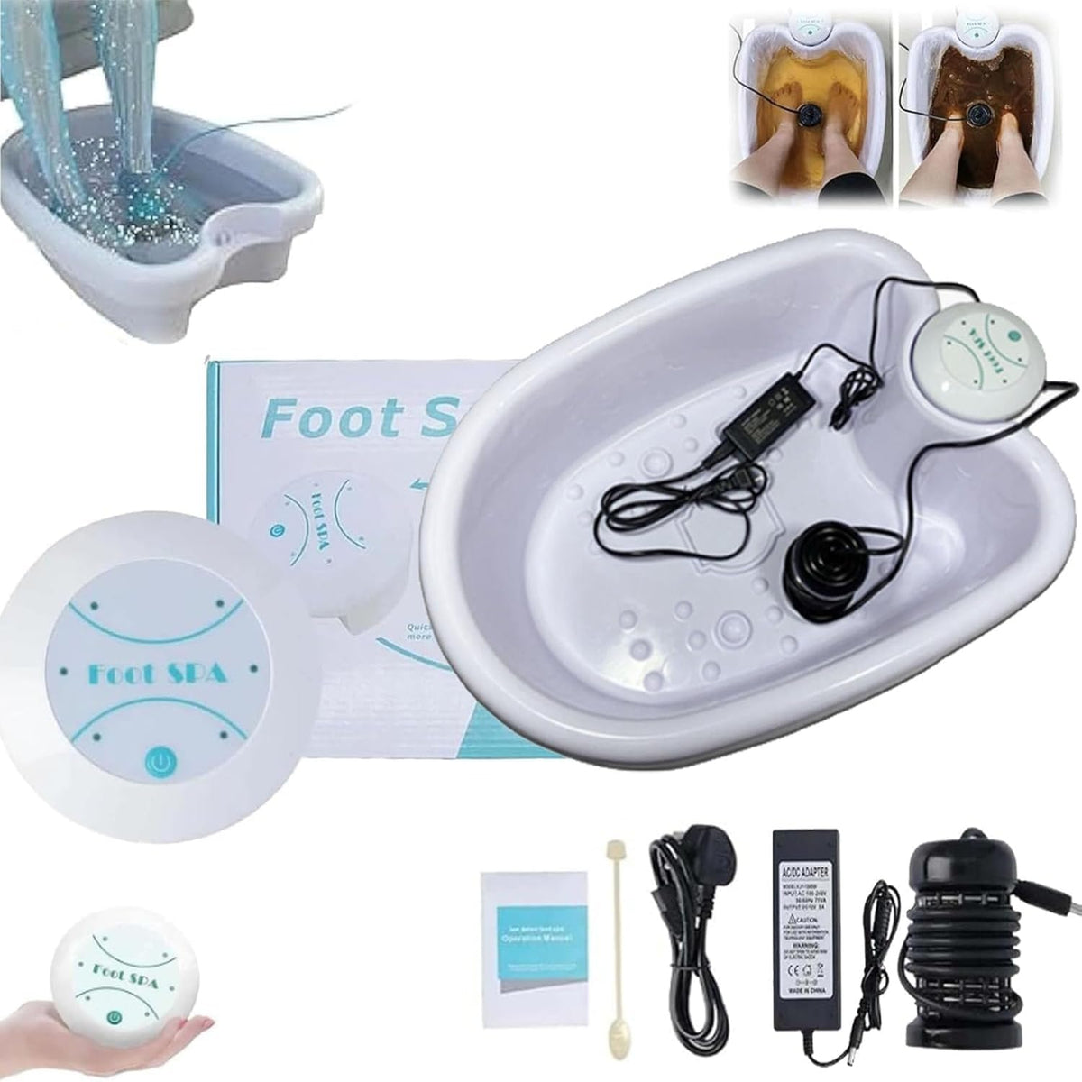 Ionic Foot Spa Detox Bath 2.0 Machine Basin Foot Soak Relax