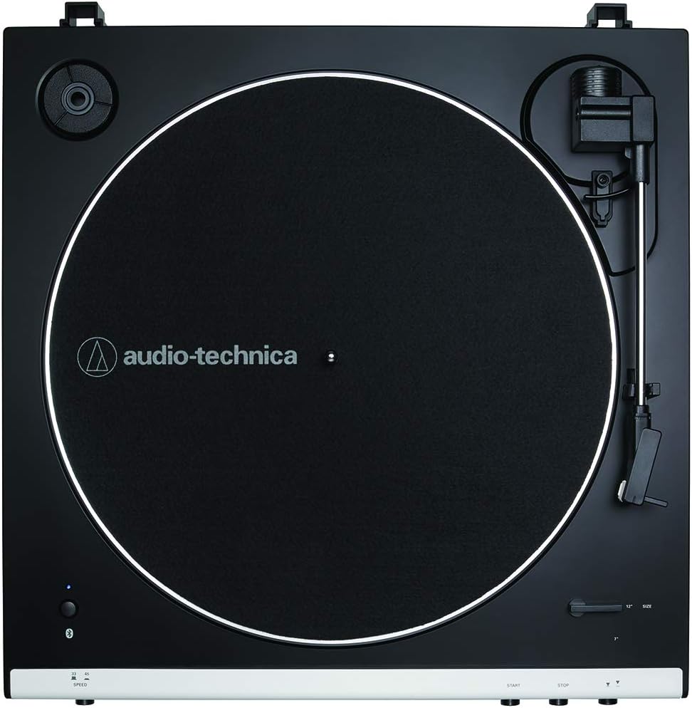 Bluetooth Turntable With Wireless Speakers Black Automatic
