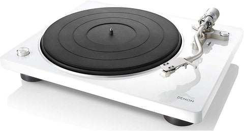 Premium Belt Drive Turntable Built In Preamp Auto Lift White