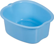 Foot Bath Basin Pedicure Spa Tub Massage Nubs Compact Blue