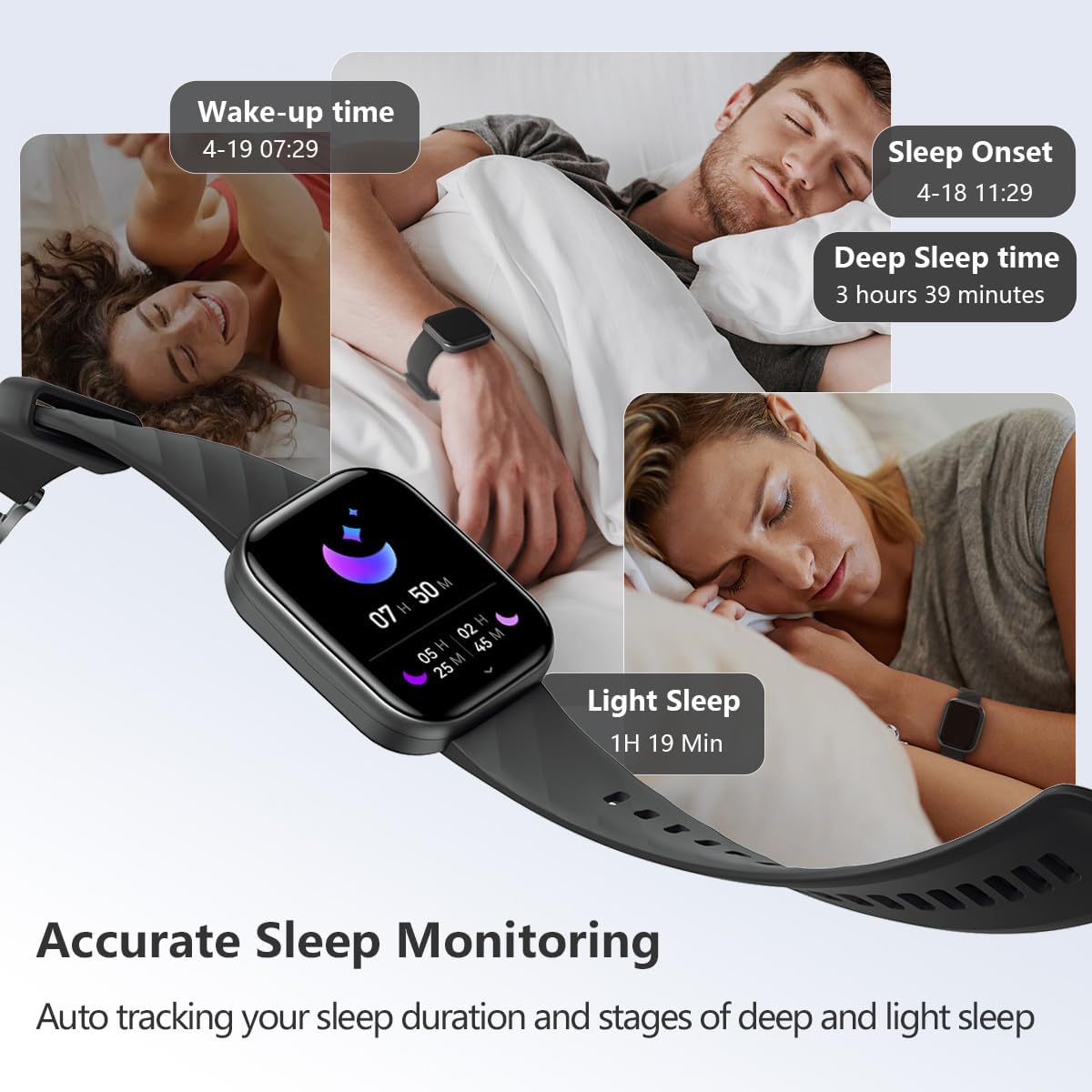 Health Fitness Smart Watch Bluetooth Call Heart Rate BP Tracker