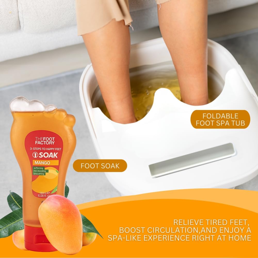 Foot Care Kit Spa Pedicure Set Peel Mask Scrub Bath Tools