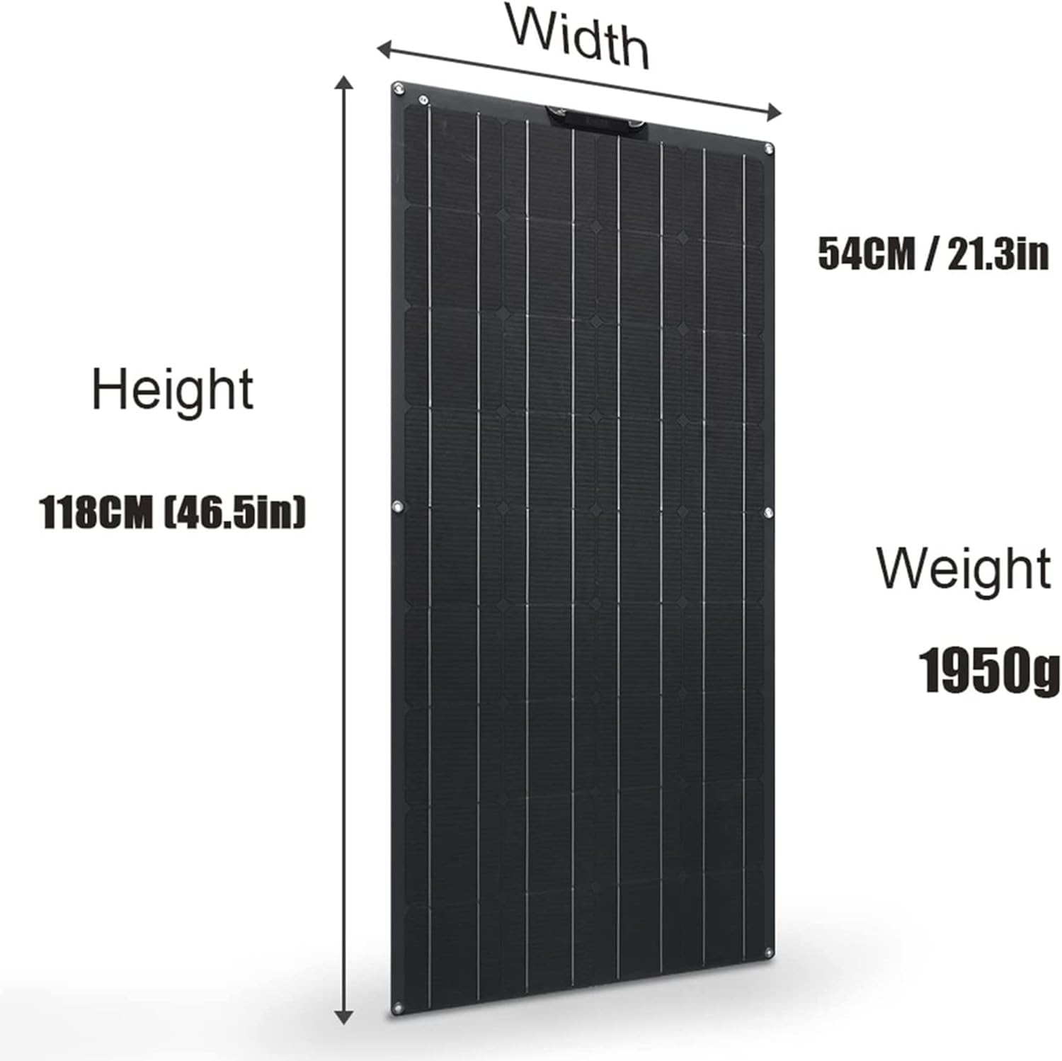 600W Flexible Solar Panel Kit 2x300W IP67 High Efficiency