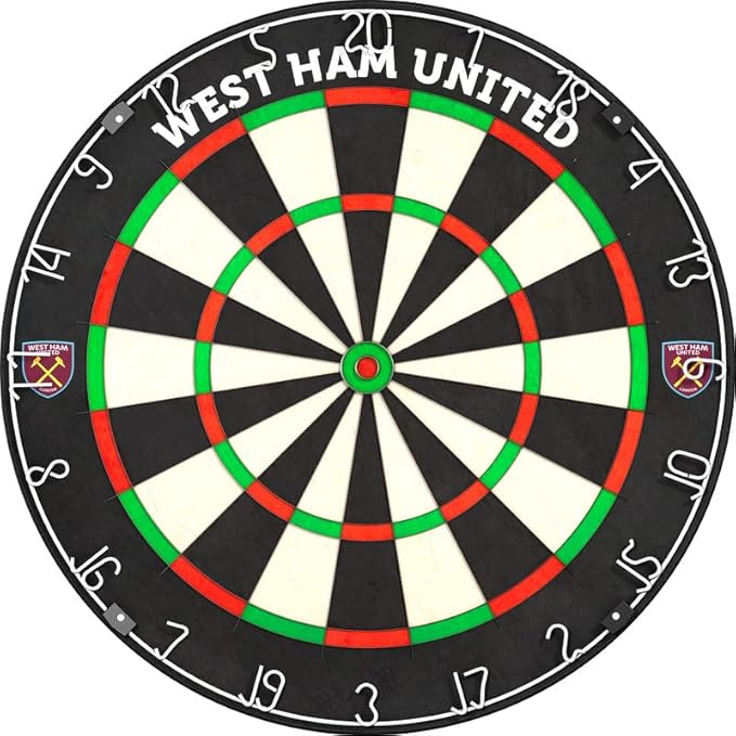 Sisal Dartboard 46cm Official Football Style Ultra Thin Wire Pro Board