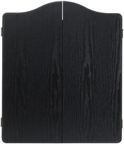 Dart Board Cabinet Wood Scoreboard Doors Deluxe Home Setup
