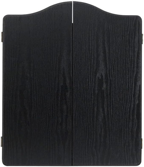 Dart Board Cabinet Wood Scoreboard Doors Deluxe Home Setup