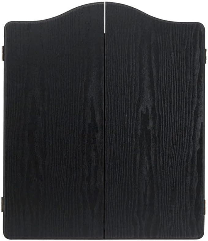 Dart Board Cabinet Wood Scoreboard Doors Deluxe Home Setup
